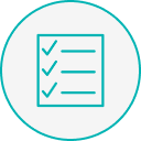 Quick claim processing and reimbursement icon