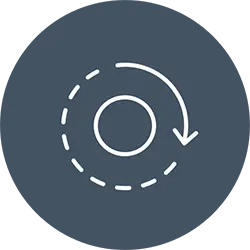 Icon representing rapid onset